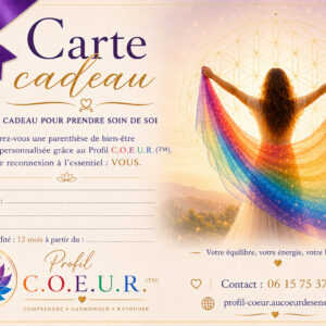 Carte Cadeau Profil C.O.E.U.R.™